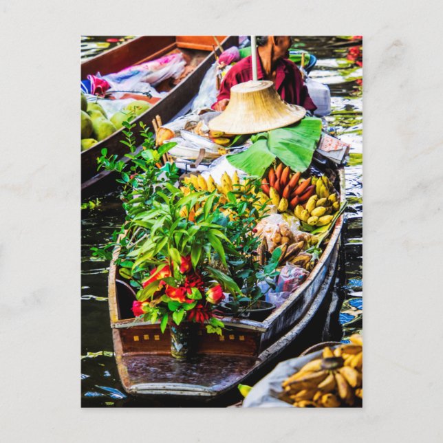 Bangkok | Floating Market Postcard (Front)