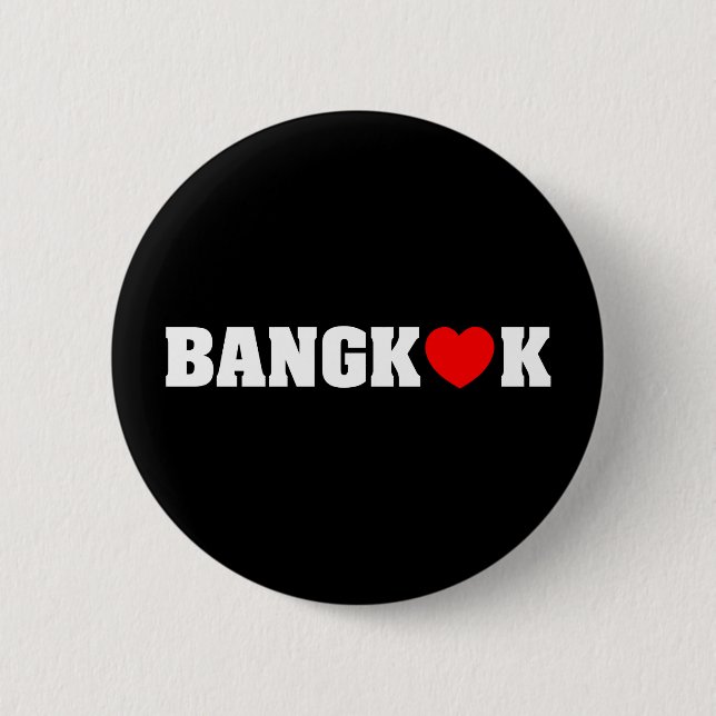 BANGKOK LOVE 2 INCH ROUND BUTTON (Front)