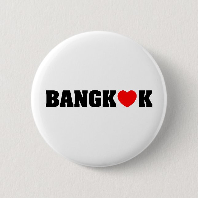 BANGKOK LOVE 2 INCH ROUND BUTTON (Front)
