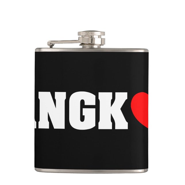 BANGKOK LOVE HIP FLASK (Front)