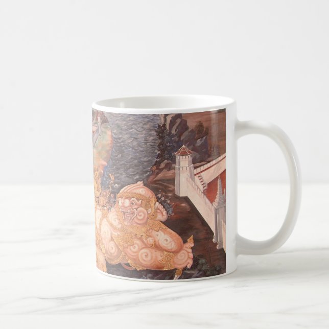 Bangkok painting mug (Right)