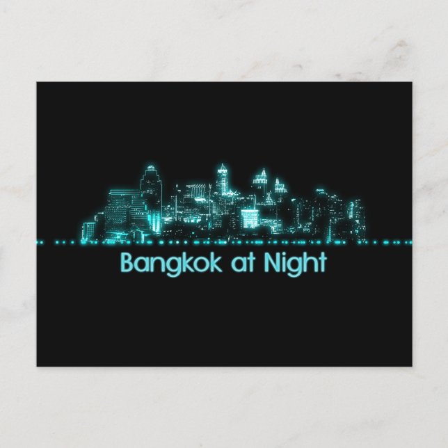 Bangkok Skyline Postcard (Front)