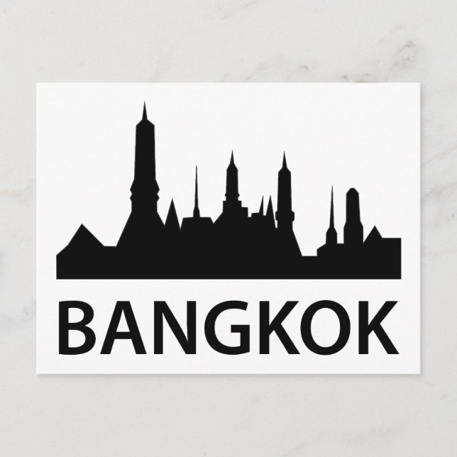 Bangkok Skyline Postcard (Front)