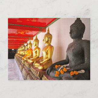 bangkok temple postcard