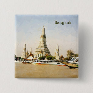 Bangkok, Thailand 2 Inch Square Button
