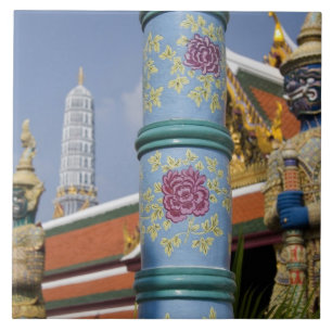 Bangkok, Thailand. Bangkok's Grand Palace 2 Tile