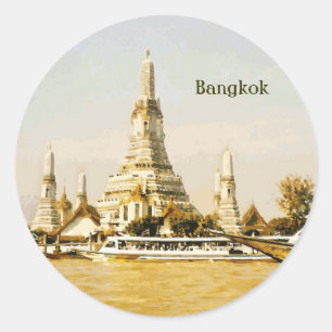Bangkok, Thailand Classic Round Sticker