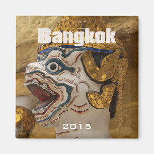 Bangkok Thailand Travel Souvenir Magnet