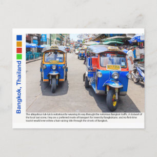 Bangkok, Thailand tuk-tuks Postcard