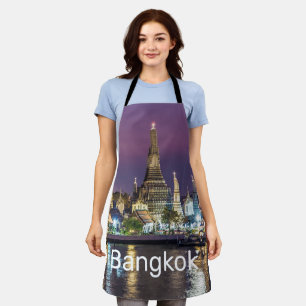 Bangkok Wat Arun Sunset BKK Thailand Souvenir Apron