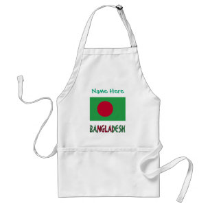 Bangladesh Bangladeshi Flag Green Personalized  Standard Apron