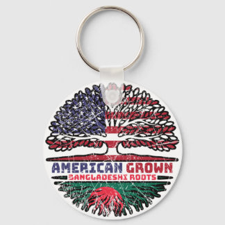Bangladesh Bangladeshi US American USA United Keychain