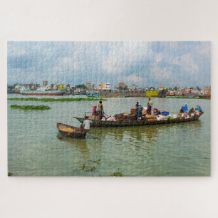 Bangladesh Boat People. Jigsaw Puzzle