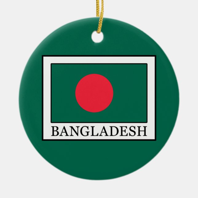 Bangladesh Ceramic Ornament (Front)