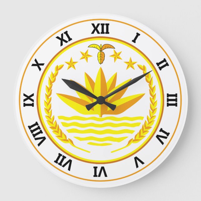 bangladesh emblem large clock (Front)