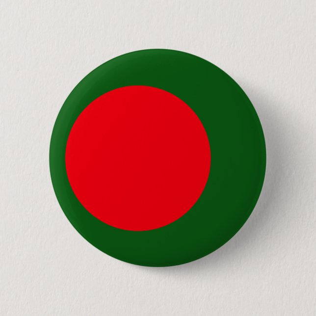 Bangladesh Flag 2 Inch Round Button (Front)