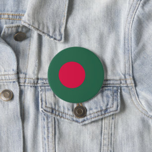 Bangladesh flag 3 inch round button