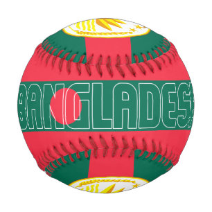 Bangladesh Flag and Coat of Arms Patriotic Baseball