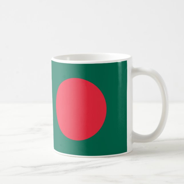 Bangladesh Flag Ceramic Mug (Right)