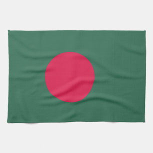Bangladesh flag kitchen towel