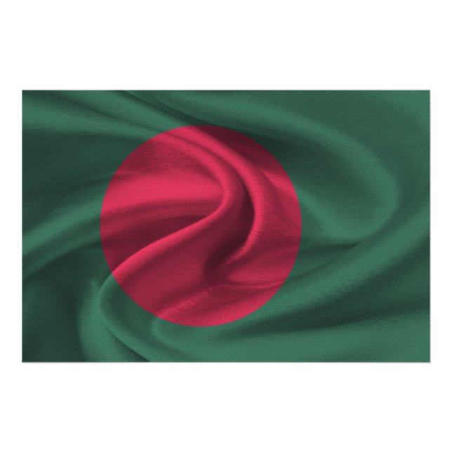 Bangladesh Flag Photo Print (Front)