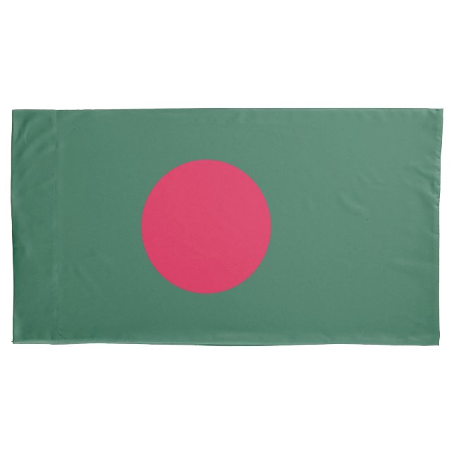 Bangladesh flag pillowcase (Front)