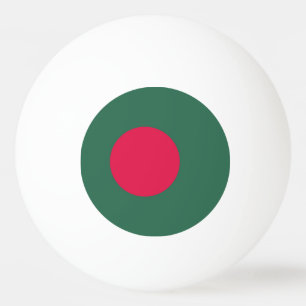 Bangladesh flag ping pong ball