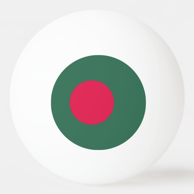 Bangladesh flag ping pong ball (Front)