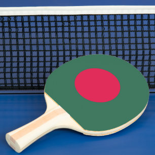 Bangladesh flag ping pong paddle