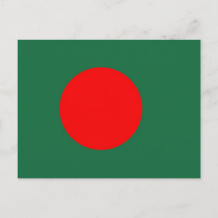 Bangladesh Flag Postcard