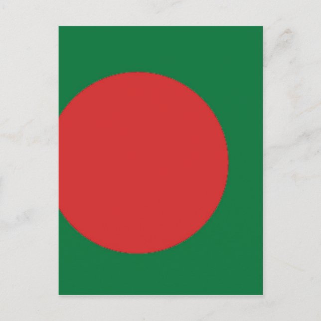 Bangladesh Flag Postcard (Front)