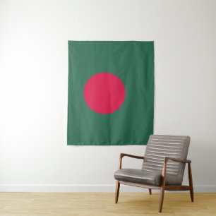 Bangladesh flag tapestry