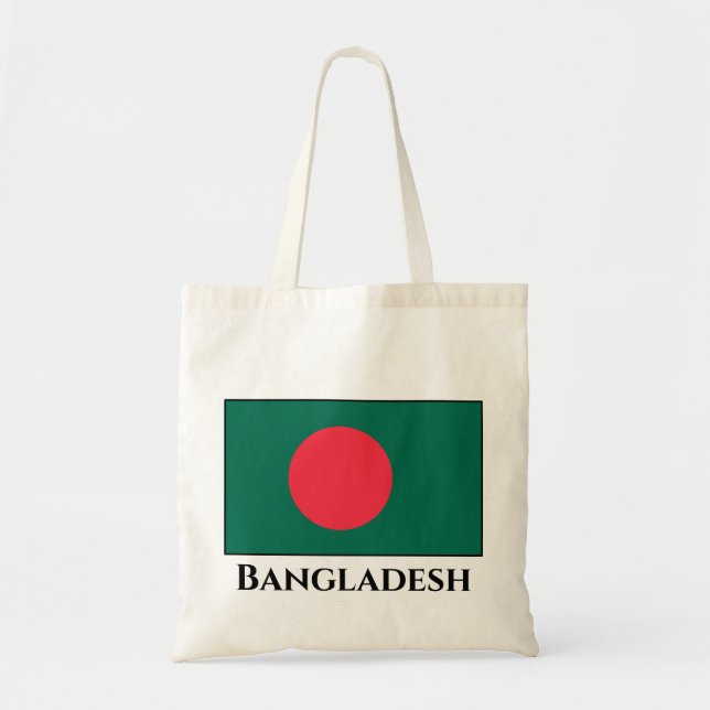 Bangladesh Flag Tote Bag (Front)