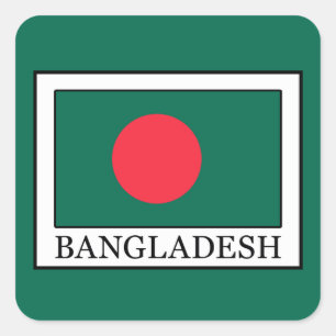Bangladesh Square Sticker