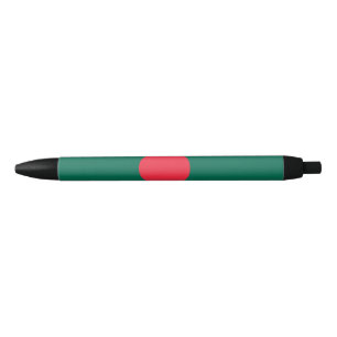 Bangladeshi Flag (Bangladesh) Black Ink Pen