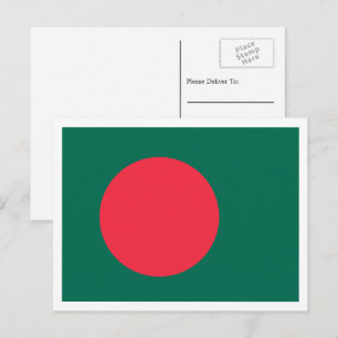 Bangladeshi Flag, Flag of Bangladesh Postcard