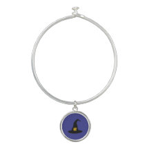 Bangle Bracelet Witch Hunt Design With Round Charm