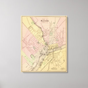 Bangor, Brewer, Maine Canvas Print