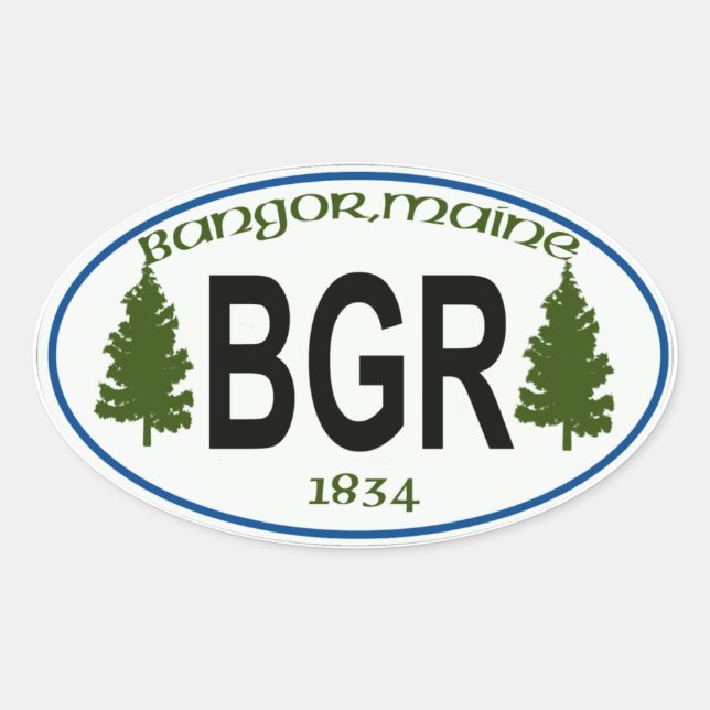 bangor maine city tag (Front)