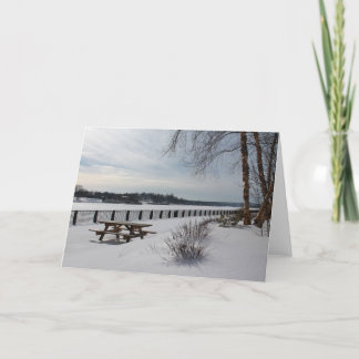 Bangor Waterfront in Bangor, Maine Card