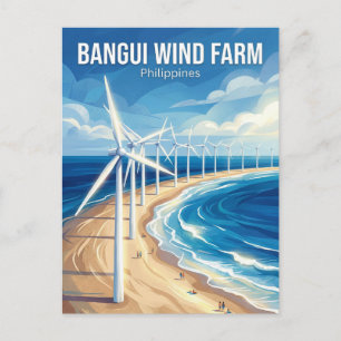 Bangui Windmills Philippines Postcard