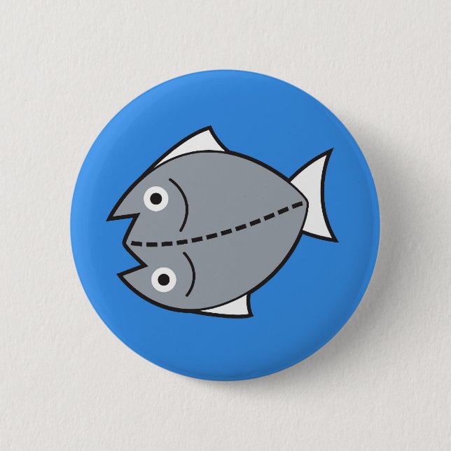 Bangus on a Button! 2 Inch Round Button (Front)