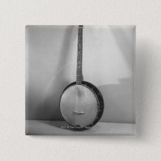 Banjo B&W 2 Inch Square Button