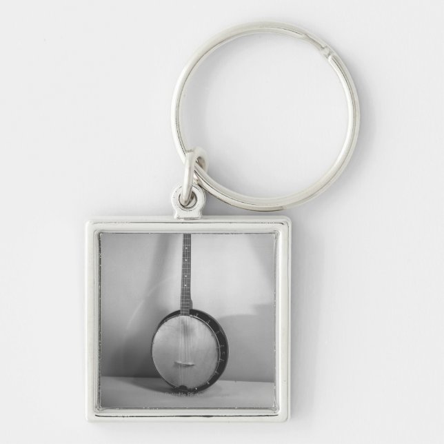 Banjo B&W Keychain (Front)