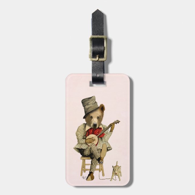 Banjo Bear 3 Luggage Tag (Front Vertical)