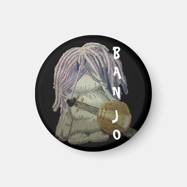 BANJO BLACK MAGNET (Front)