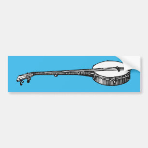 Banjo Bumper Sticker