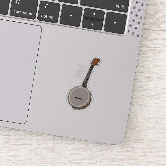 Banjo cartoon illustration (Detail)