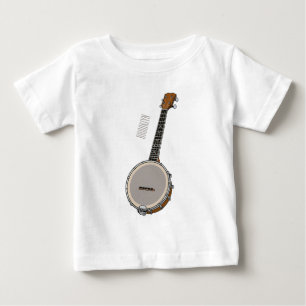 Banjo cartoon illustration baby T-Shirt