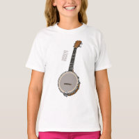 Banjo cartoon illustration